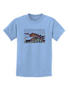 Mine Scene Colorado Watercolor Childrens T-Shirt-Childrens T-Shirt-TooLoud-Light-Blue-X-Small-Davson Sales