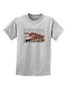 Mine Scene Colorado Watercolor Childrens T-Shirt-Childrens T-Shirt-TooLoud-AshGray-X-Small-Davson Sales