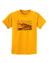 Mine Scene Colorado Watercolor Childrens T-Shirt-Childrens T-Shirt-TooLoud-Gold-X-Small-Davson Sales