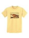 Mine Scene Colorado Watercolor Childrens T-Shirt-Childrens T-Shirt-TooLoud-Daffodil-Yellow-X-Small-Davson Sales