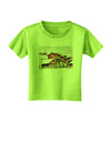 Mine Scene Colorado Watercolor Toddler T-Shirt-Toddler T-Shirt-TooLoud-Lime-Green-2T-Davson Sales