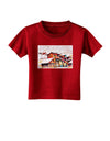 Mine Scene Colorado Watercolor Toddler T-Shirt Dark-Toddler T-Shirt-TooLoud-Red-2T-Davson Sales