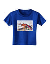 Mine Scene Colorado Watercolor Toddler T-Shirt Dark-Toddler T-Shirt-TooLoud-Royal-Blue-2T-Davson Sales