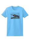 Mine Scene Colorado Watercolor Womens T-Shirt-Womens T-Shirt-TooLoud-Aquatic-Blue-X-Small-Davson Sales