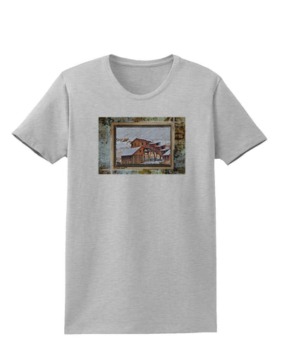 Mine Scene Colorado Womens T-Shirt-Womens T-Shirt-TooLoud-AshGray-X-Small-Davson Sales