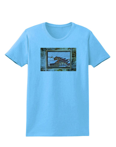 Mine Scene Colorado Womens T-Shirt-Womens T-Shirt-TooLoud-Aquatic-Blue-X-Small-Davson Sales