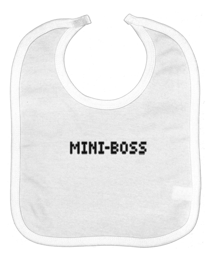 Mini-Boss Text - Boss Day Baby Bib