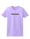 Mini-Boss Text - Boss Day Womens T-Shirt-Womens T-Shirt-TooLoud-Lavender-X-Small-Davson Sales