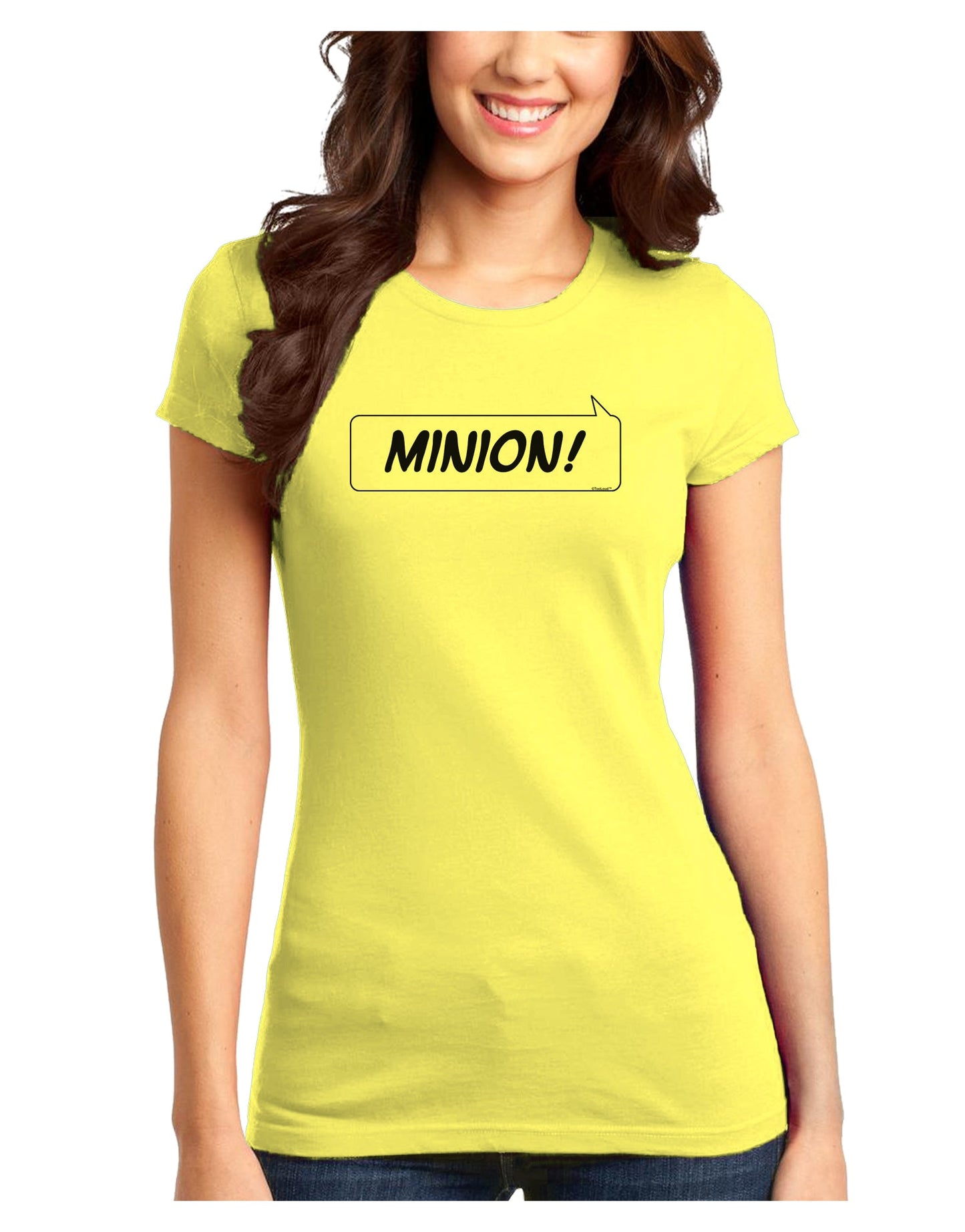 Minion Juniors T-Shirt-Womens Juniors T-Shirt-TooLoud-Yellow-Juniors Fitted XS-Davson Sales