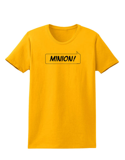 Minion Womens T-Shirt-Womens T-Shirt-TooLoud-Gold-X-Small-Davson Sales