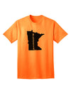 Minnesota - Premium United States Shape Adult T-Shirt Collection-Mens T-shirts-TooLoud-Neon-Orange-Small-Davson Sales