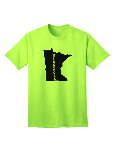 Minnesota - Premium United States Shape Adult T-Shirt Collection-Mens T-shirts-TooLoud-Neon-Green-Small-Davson Sales