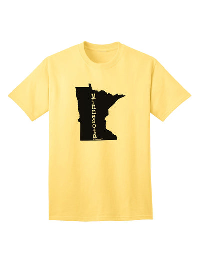 Minnesota - Premium United States Shape Adult T-Shirt Collection-Mens T-shirts-TooLoud-Yellow-Small-Davson Sales