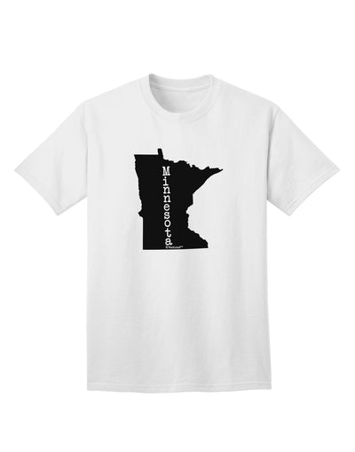 Minnesota - Premium United States Shape Adult T-Shirt Collection-Mens T-shirts-TooLoud-White-Small-Davson Sales