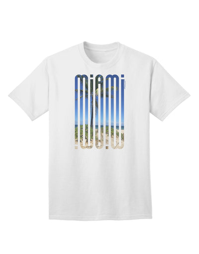 Mirage Adult T-Shirt: Captivating Miami Beach View Edition-Mens T-shirts-TooLoud-White-Small-Davson Sales