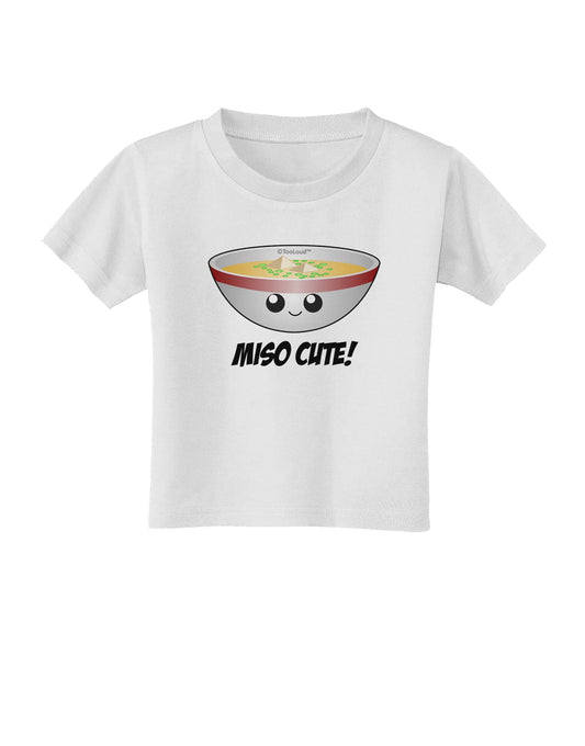 Miso Cute - Cute Miso Soup Bowl Toddler T-Shirt by TooLoud-Toddler T-Shirt-TooLoud-White-2T-Davson Sales