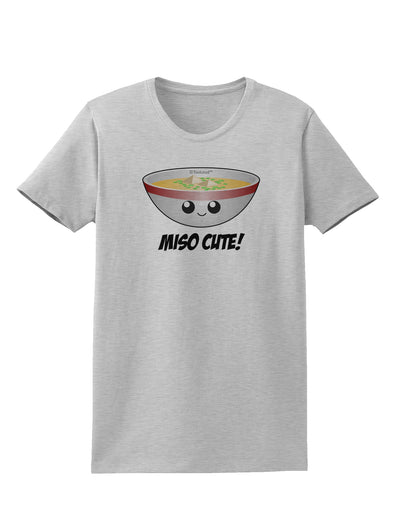 Miso Cute - Cute Miso Soup Bowl Womens T-Shirt by TooLoud-Womens T-Shirt-TooLoud-AshGray-X-Small-Davson Sales