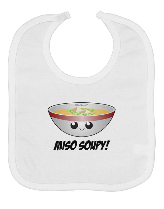 Miso Soupy - Cute Miso Soup Bowl Baby Bib by TooLoud