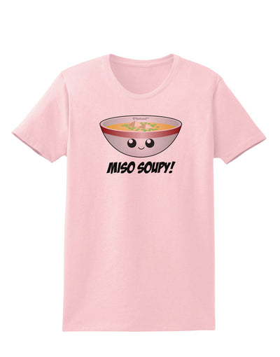 Miso Soupy - Cute Miso Soup Bowl Womens T-Shirt by TooLoud-Womens T-Shirt-TooLoud-PalePink-X-Small-Davson Sales