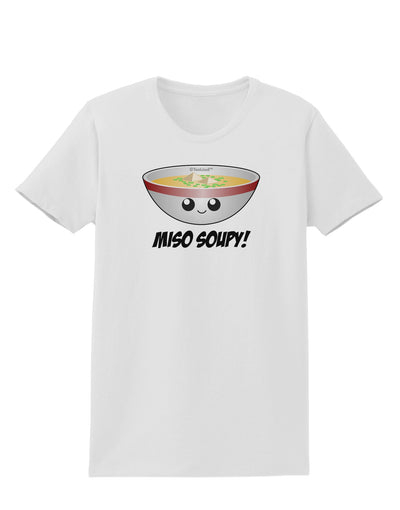 Miso Soupy - Cute Miso Soup Bowl Womens T-Shirt by TooLoud-Womens T-Shirt-TooLoud-White-X-Small-Davson Sales