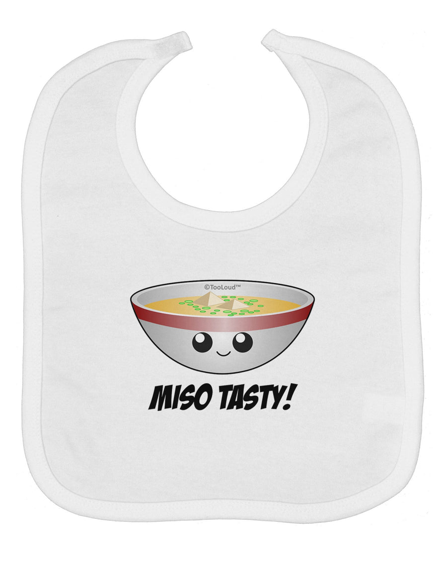 Miso Tasty - Cute Miso Soup Bowl Baby Bib by TooLoud