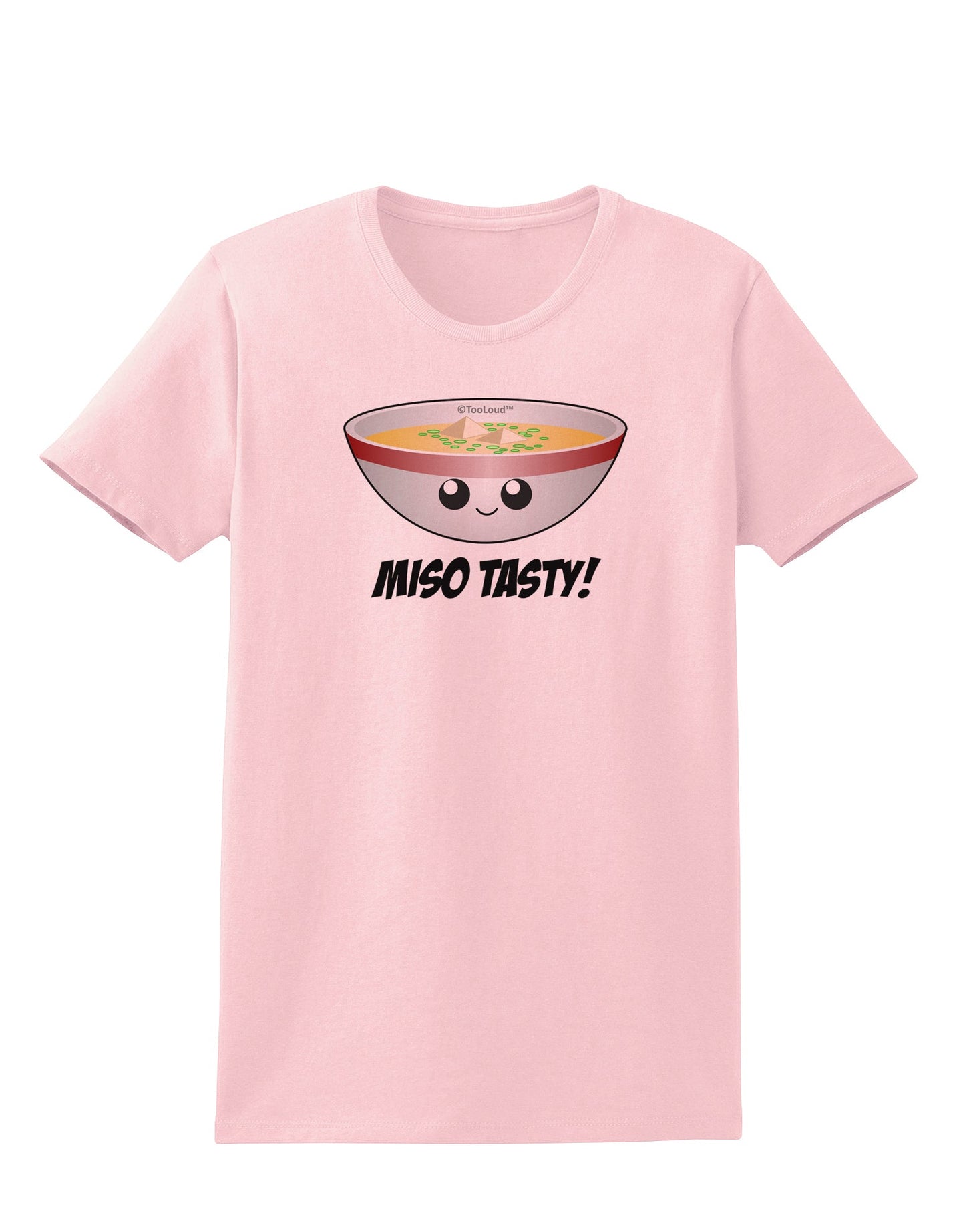 Miso Tasty - Cute Miso Soup Bowl Womens T-Shirt by TooLoud-Womens T-Shirt-TooLoud-PalePink-X-Small-Davson Sales