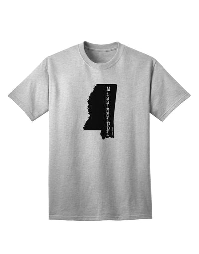 Mississippi - Iconic United States Silhouette Adult T-Shirt Collection-Mens T-shirts-TooLoud-AshGray-Small-Davson Sales