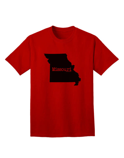 Missouri - Iconic United States Shape, Premium Adult T-Shirt Collection-Mens T-shirts-TooLoud-Red-Small-Davson Sales