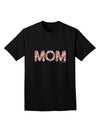 Mom Flowers Design Adult Dark T-Shirt by TooLoud-Mens T-Shirt-TooLoud-Black-Small-Davson Sales