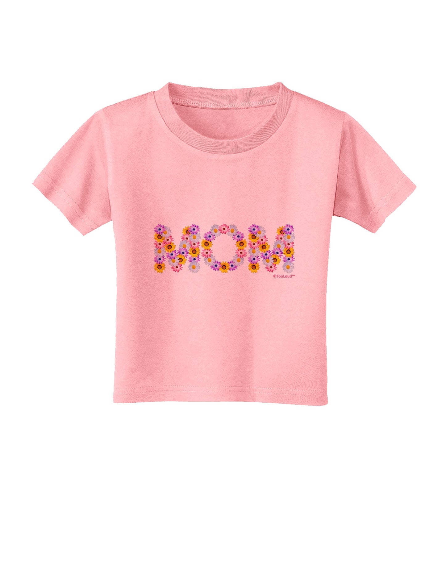 Mom Flowers Design Toddler T-Shirt by TooLoud-Toddler T-Shirt-TooLoud-Candy-Pink-2T-Davson Sales