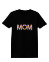 Mom Flowers Design Womens Dark T-Shirt by TooLoud-Womens T-Shirt-TooLoud-Black-X-Small-Davson Sales