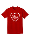 Mom Heart Design Adult Dark T-Shirt by TooLoud-Mens T-Shirt-TooLoud-Red-Small-Davson Sales