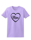 Mom Heart Design Womens T-Shirt by TooLoud-Womens T-Shirt-TooLoud-Lavender-X-Small-Davson Sales