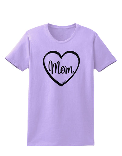 Mom Heart Design Womens T-Shirt by TooLoud-Womens T-Shirt-TooLoud-Lavender-X-Small-Davson Sales