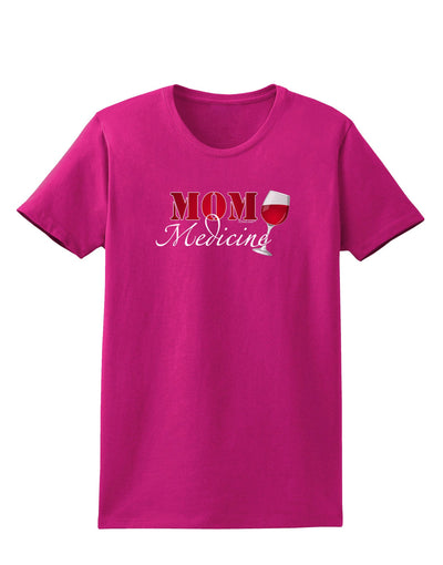 Mom Medicine Womens Dark T-Shirt-TooLoud-Hot-Pink-Small-Davson Sales