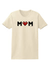 Mom Pixel Heart Womens T-Shirt-Womens T-Shirt-TooLoud-Natural-X-Small-Davson Sales