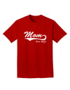 Mom Since (Your Year Personalized) Design Adult Dark T-Shirt by TooLoud-Mens T-Shirt-TooLoud-Red-Small-Davson Sales