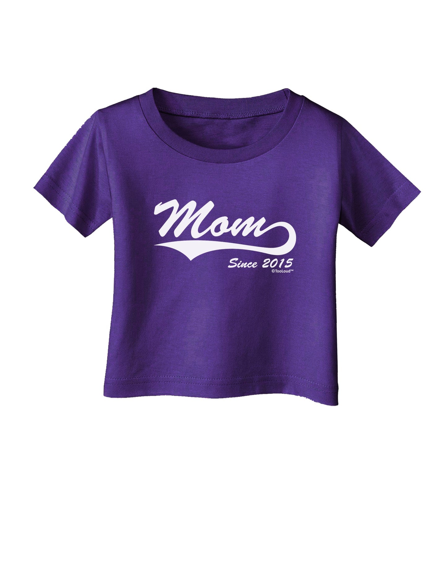 Mom Since (Your Year Personalized) Design Infant T-Shirt Dark by TooLoud-Infant T-Shirt-TooLoud-Purple-06-Months-Davson Sales