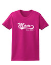Mom Since (Your Year Personalized) Design Womens Dark T-Shirt by TooLoud-Womens T-Shirt-TooLoud-Hot-Pink-Small-Davson Sales