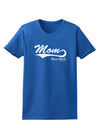 Mom Since (Your Year Personalized) Design Womens Dark T-Shirt by TooLoud-Womens T-Shirt-TooLoud-Royal-Blue-X-Small-Davson Sales