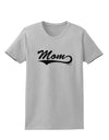 Mom - Sports Tail Script Womens T-Shirt by TooLoud-Womens T-Shirt-TooLoud-AshGray-X-Small-Davson Sales