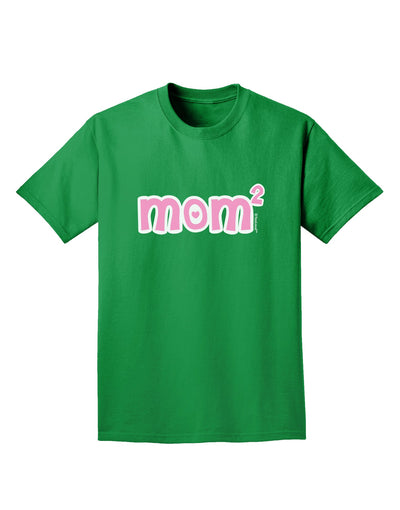 Mom Squared - Cute Mom of Two Design Adult Dark T-Shirt by TooLoud-Mens T-Shirt-TooLoud-Kelly-Green-Small-Davson Sales