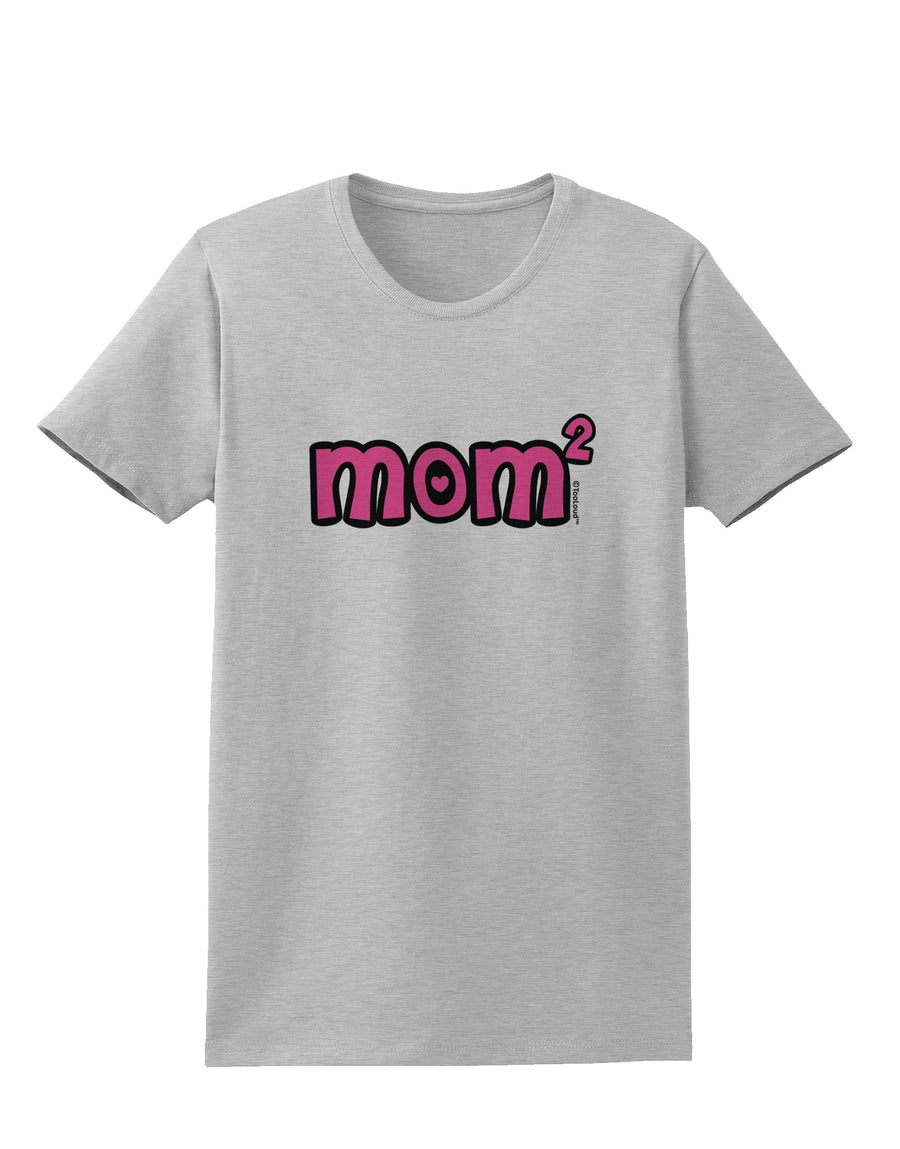 Mom Squared - Cute Mom of Two Design Womens T-Shirt by TooLoud-Womens T-Shirt-TooLoud-White-X-Small-Davson Sales