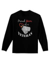 Mom of Veteran Adult Long Sleeve Dark T-Shirt-TooLoud-Black-Small-Davson Sales