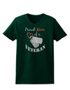 Mom of Veteran Womens Dark T-Shirt-TooLoud-Forest-Green-Small-Davson Sales