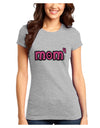 Mom to the Fourth Power - Cute Mom of 4 Design Juniors T-Shirt by TooLoud-Womens Juniors T-Shirt-TooLoud-Ash-Gray-Juniors Fitted X-Small-Davson Sales