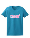 Mom to the Fourth Power - Cute Mom of 4 Design Womens Dark T-Shirt by TooLoud-Womens T-Shirt-TooLoud-Turquoise-X-Small-Davson Sales