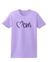 Mom with Brushed Heart Design Womens T-Shirt by TooLoud-Womens T-Shirt-TooLoud-Lavender-X-Small-Davson Sales