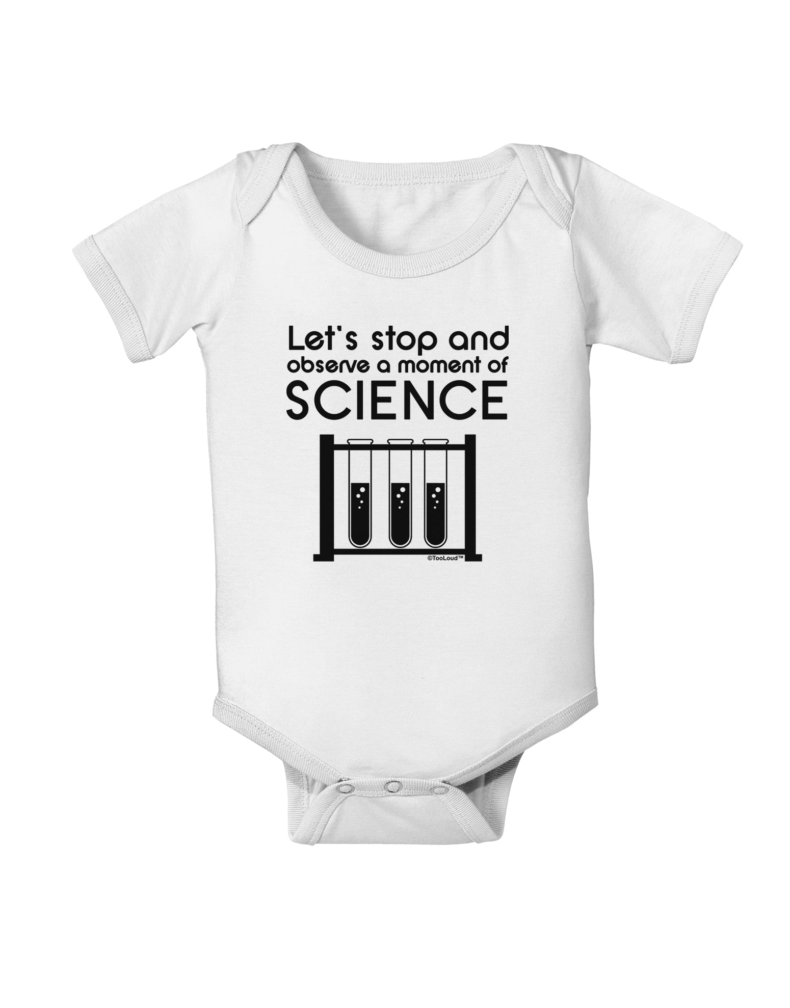 Moment of Science Baby Romper Bodysuit by TooLoud-Baby Romper-TooLoud-White-06-Months-Davson Sales