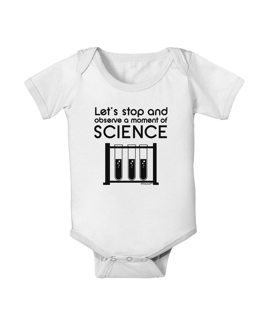 Moment of Science Baby Romper Bodysuit by TooLoud-Baby Romper-TooLoud-White-06-Months-Davson Sales